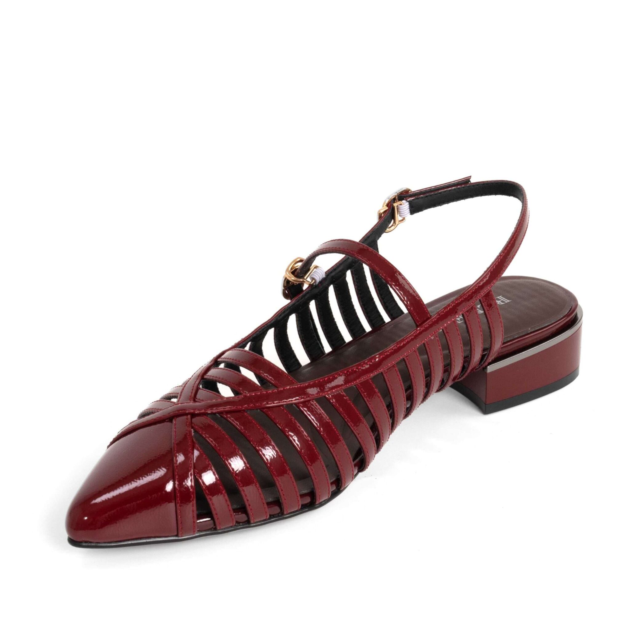 NEW Women high heel pumps with Light burgundy patent leather