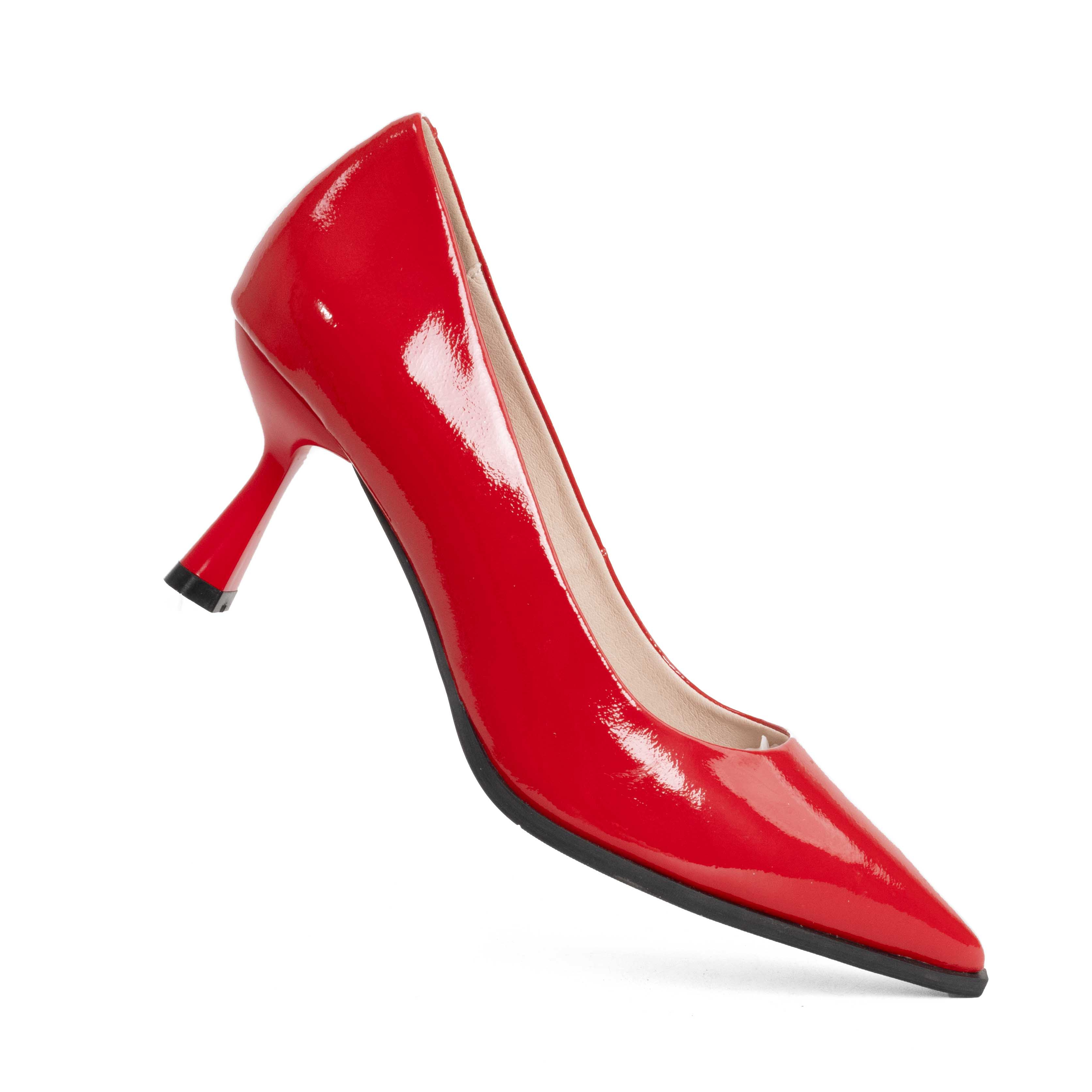 NEW Women high heel pumps with red Patent leather
