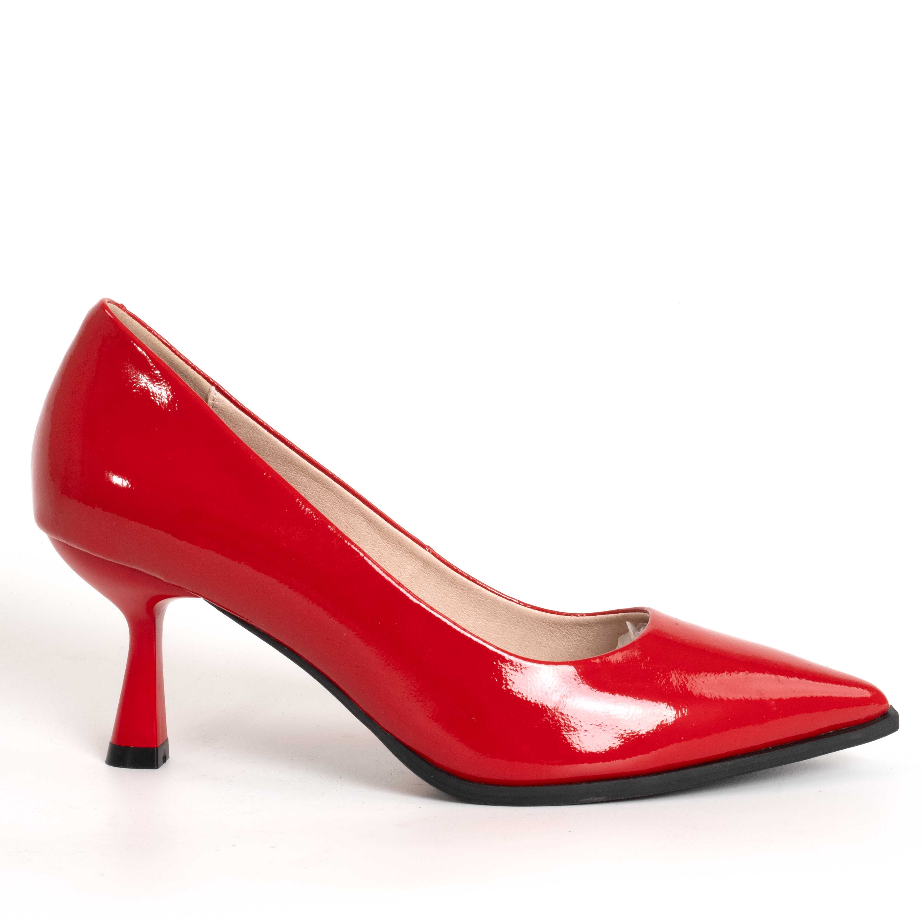 NEW Women high heel pumps with red Patent leather
