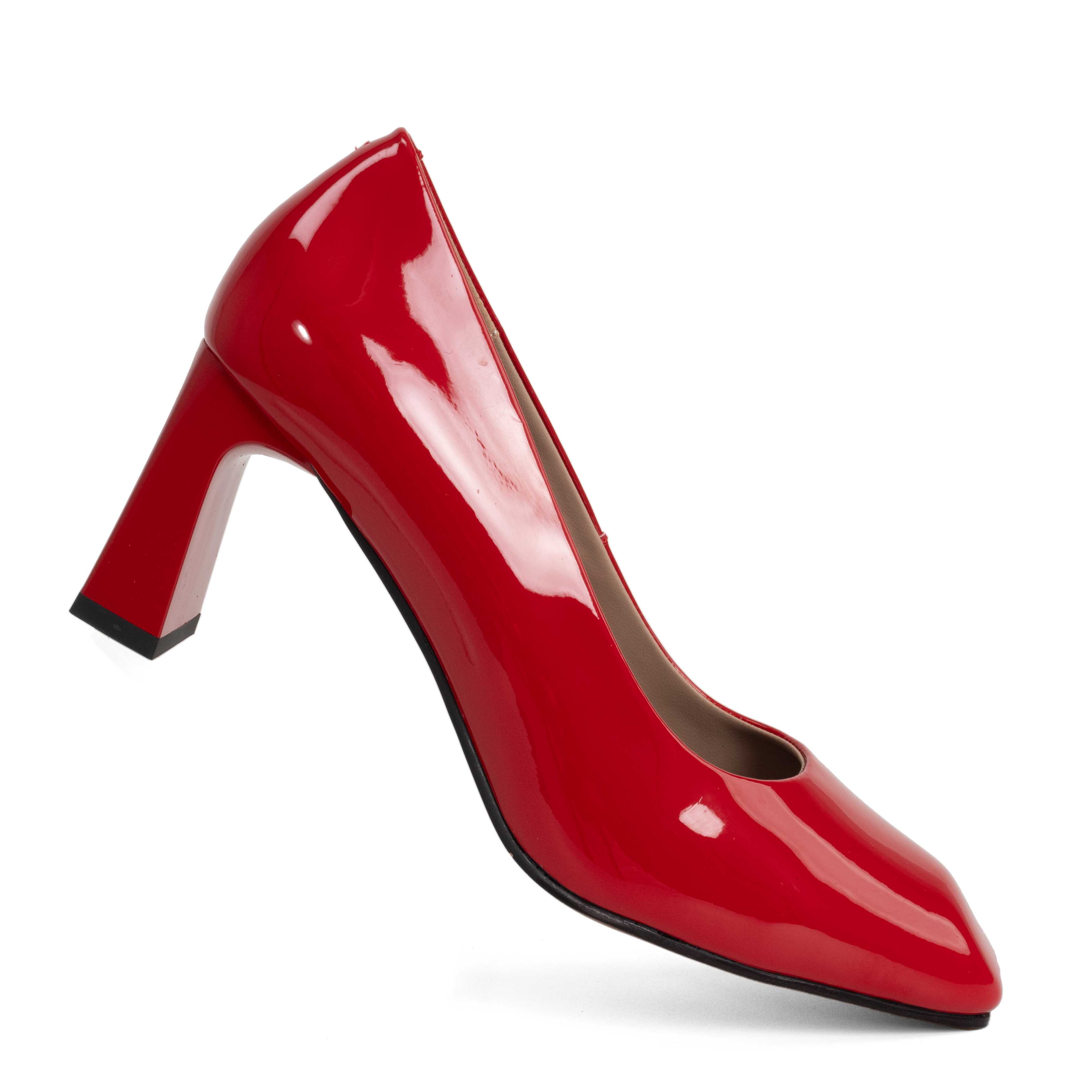 NEW Women high heel pumps with Red patent leather
