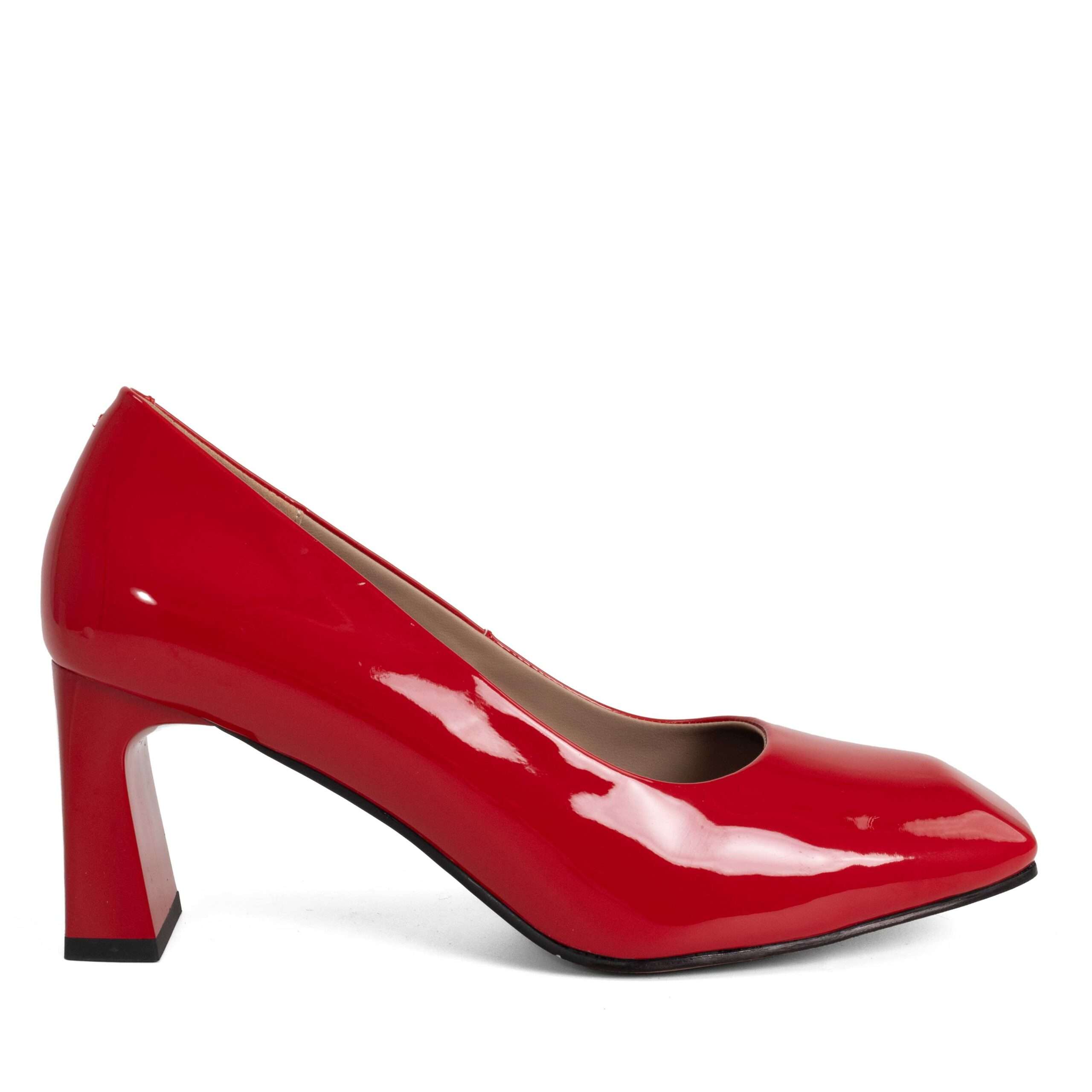 NEW Women high heel pumps with Red patent leather