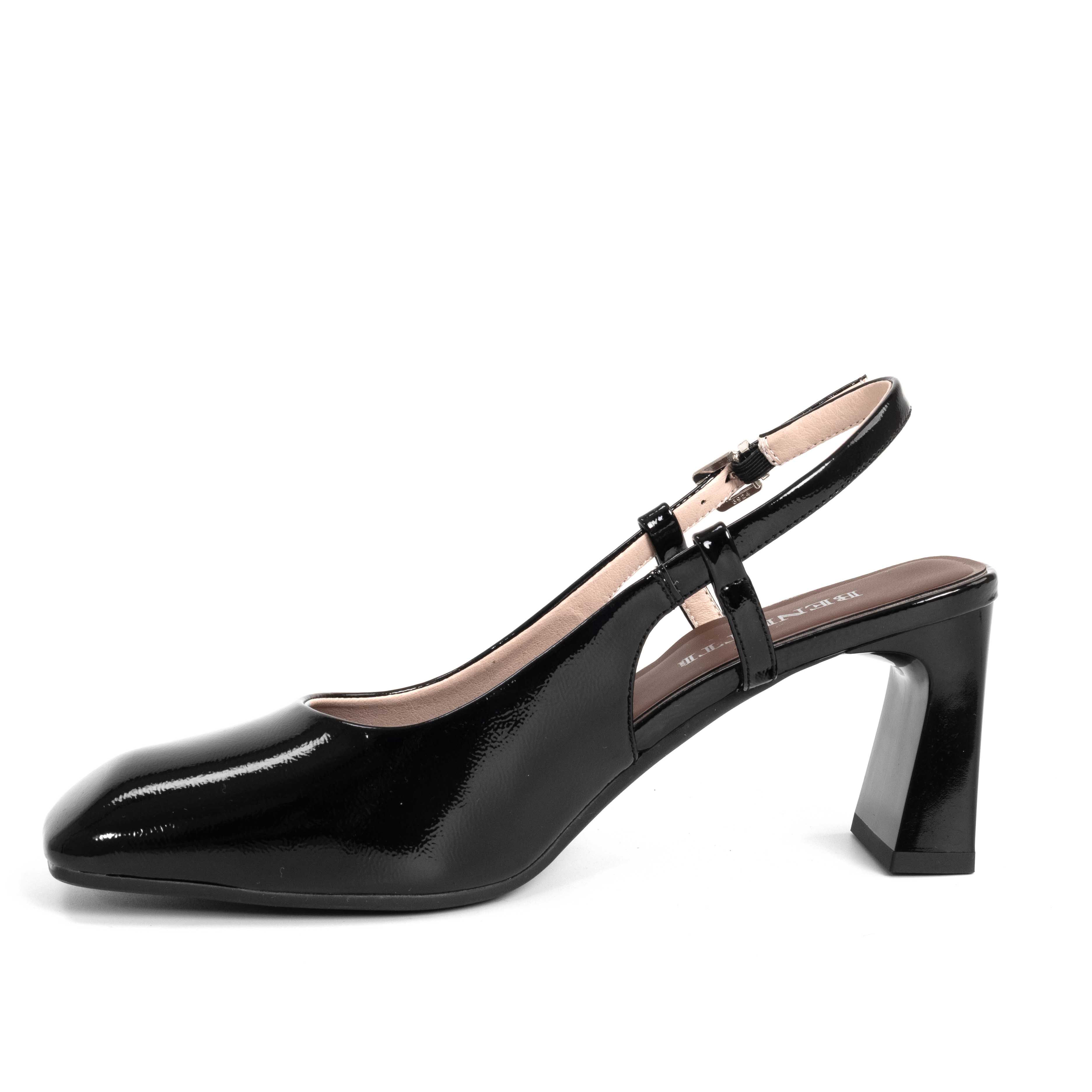 NEW Women high heel pumps with Black patent leather