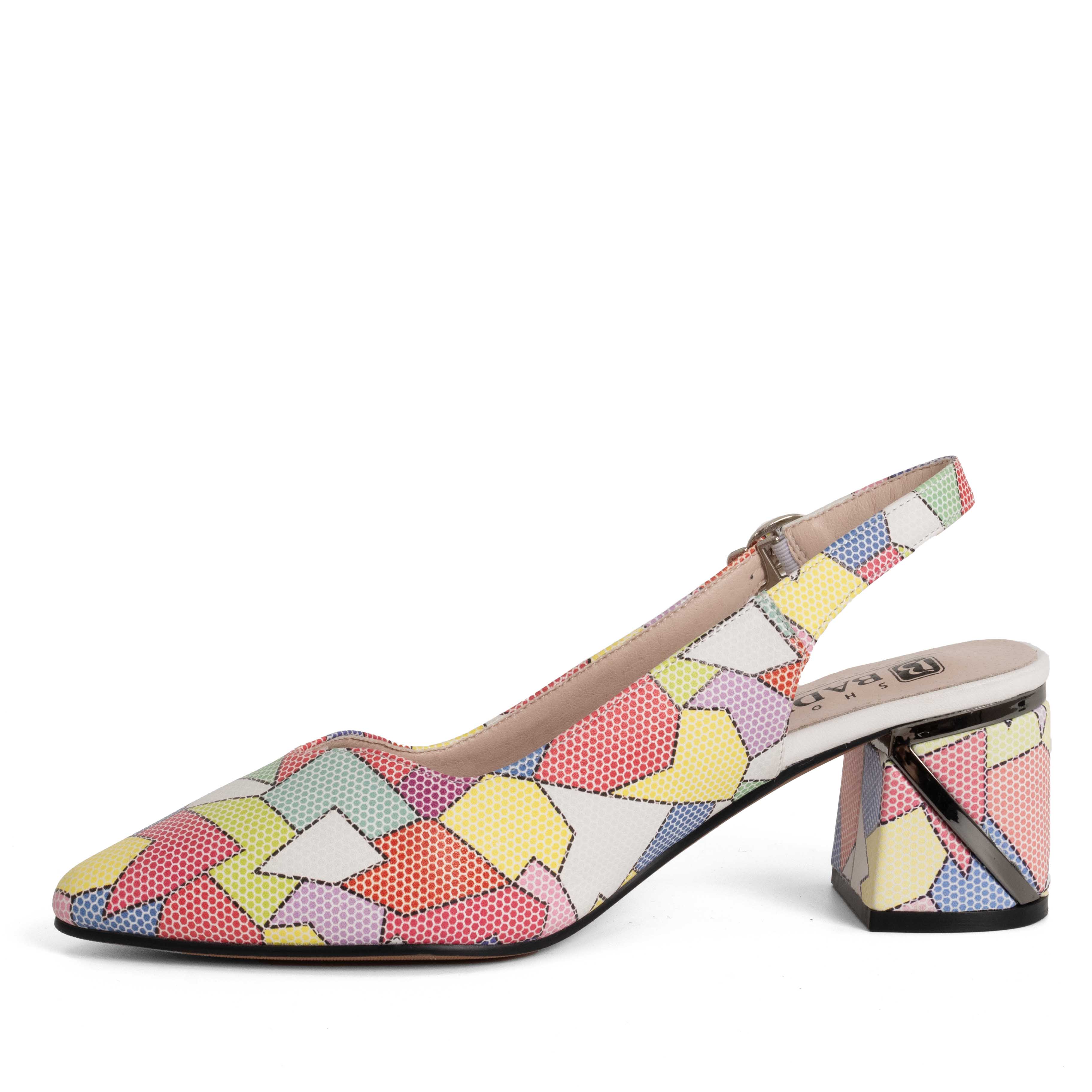 NEW Women high heel pumps with flower style microfiber leather