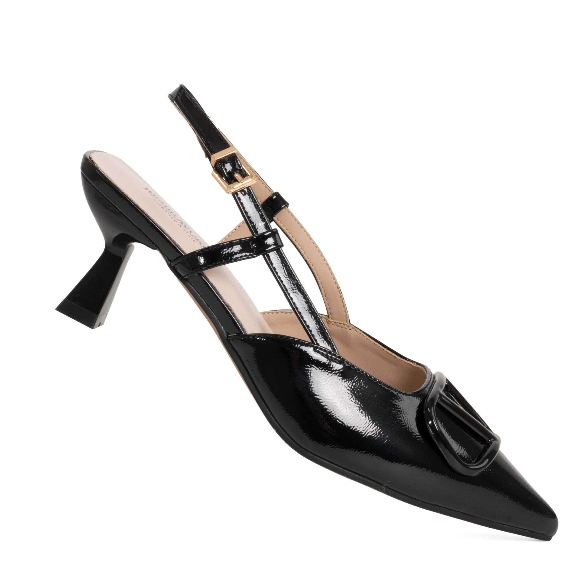NEW Women high heel pumps with Black Patent leather