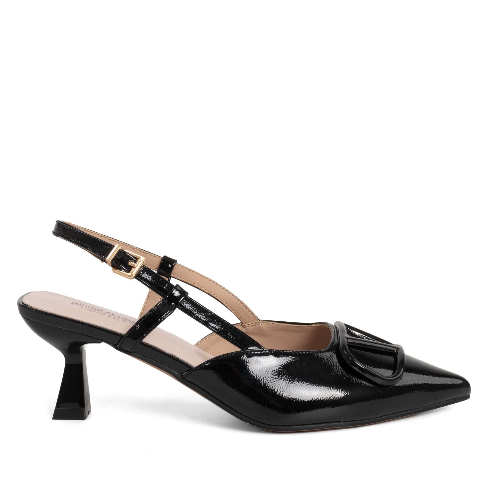 NEW Women high heel pumps with Black Patent leather