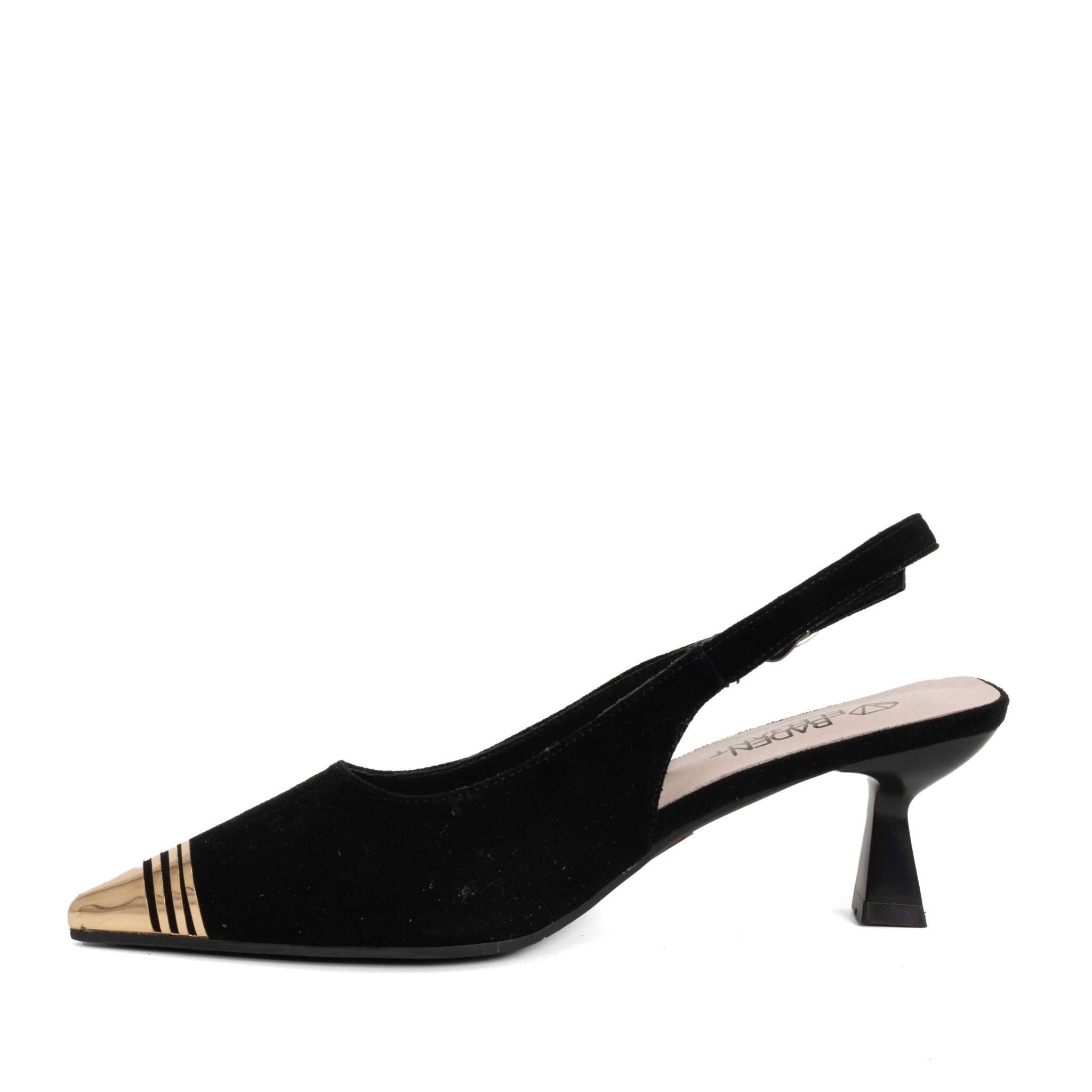 NEW Women high heel pumps with black kidskin leather