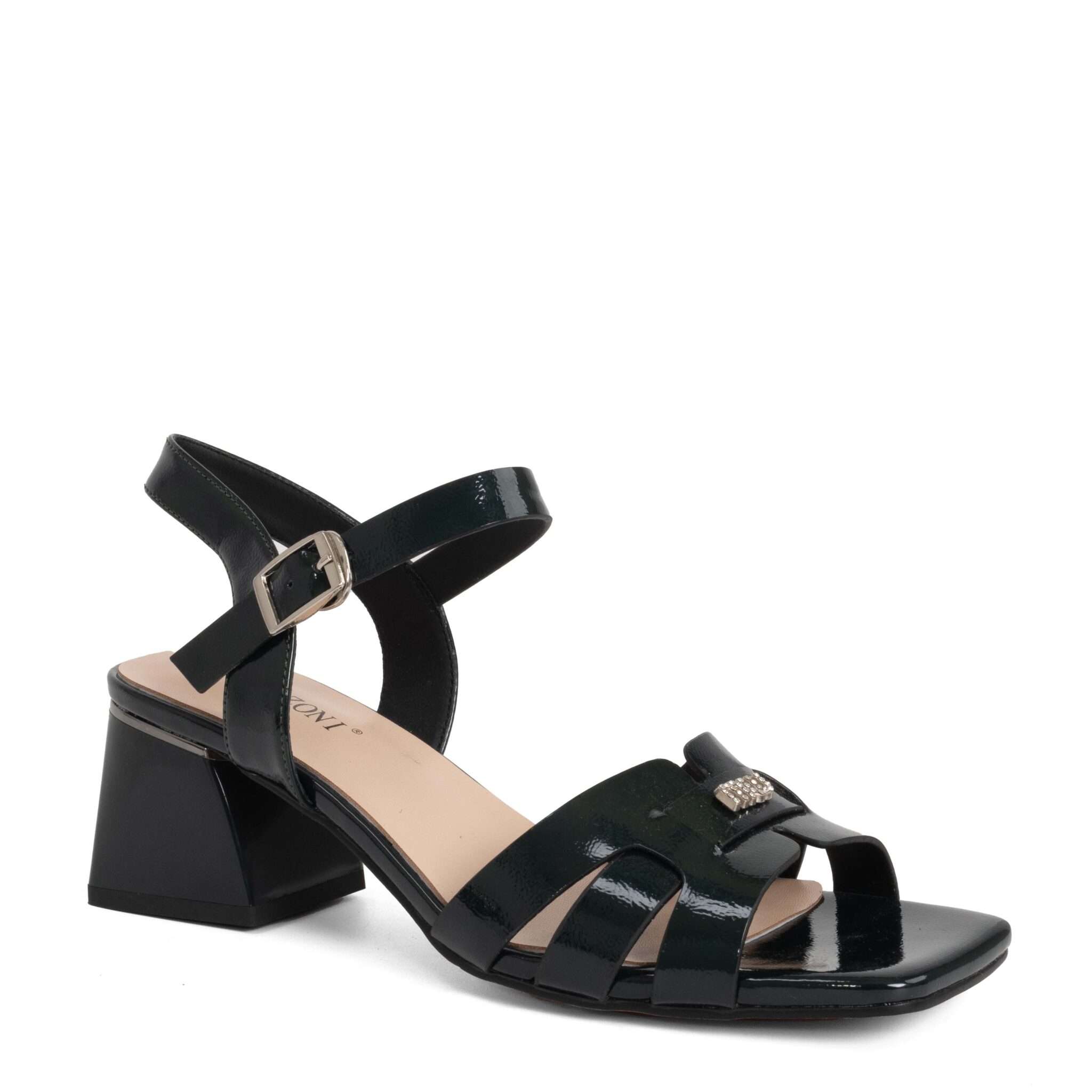 Classic Women high heel pumps with Black patent leather