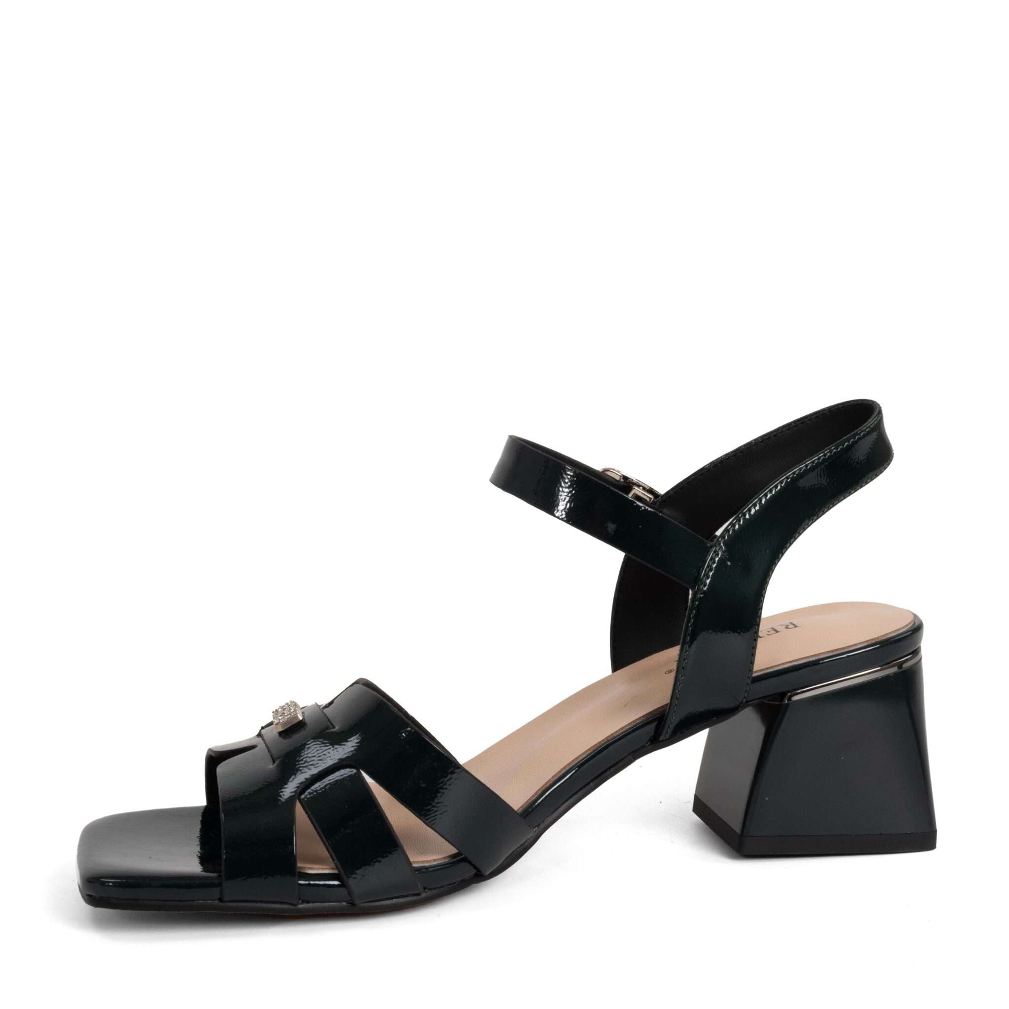 Classic Women high heel pumps with Black patent leather