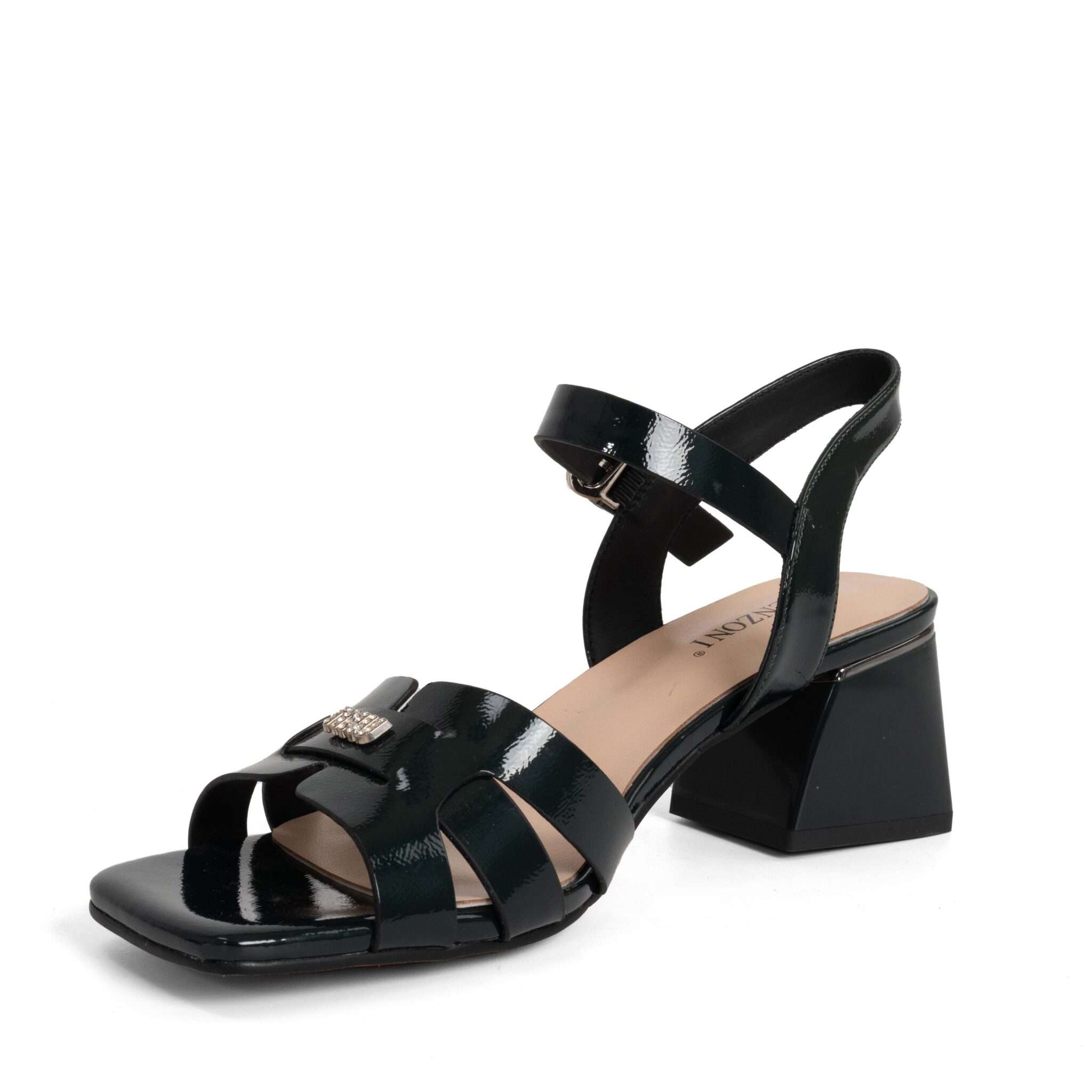 Classic Women high heel pumps with Black patent leather