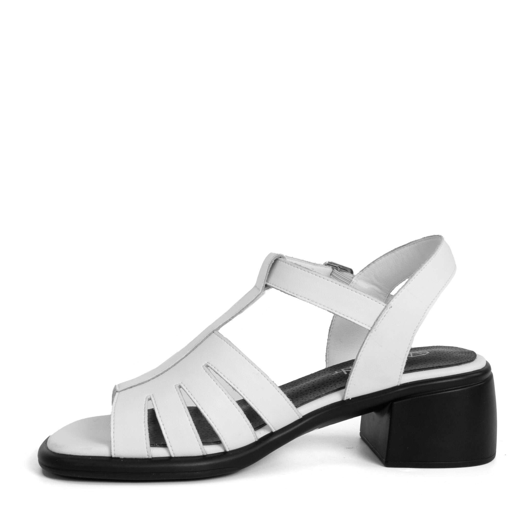 NEW Women sandals with White microfiber leather