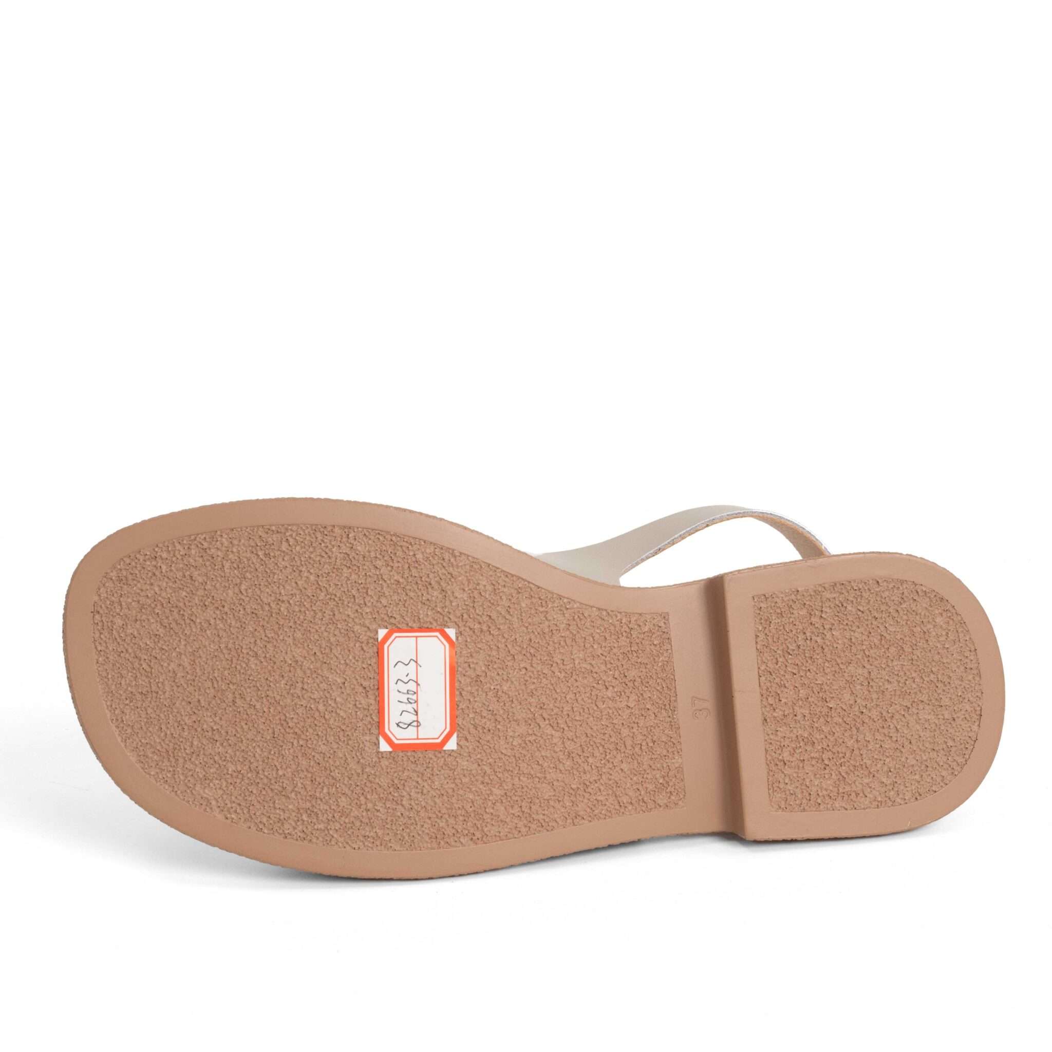 NEW Women sandals with Apricot microfiber leather