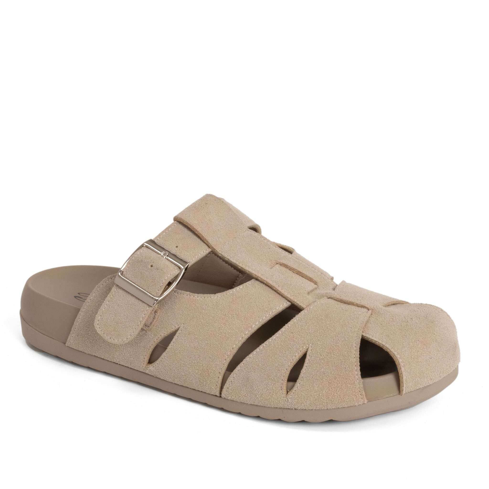 NEW Release Women sandals and slippers with grey cow suede