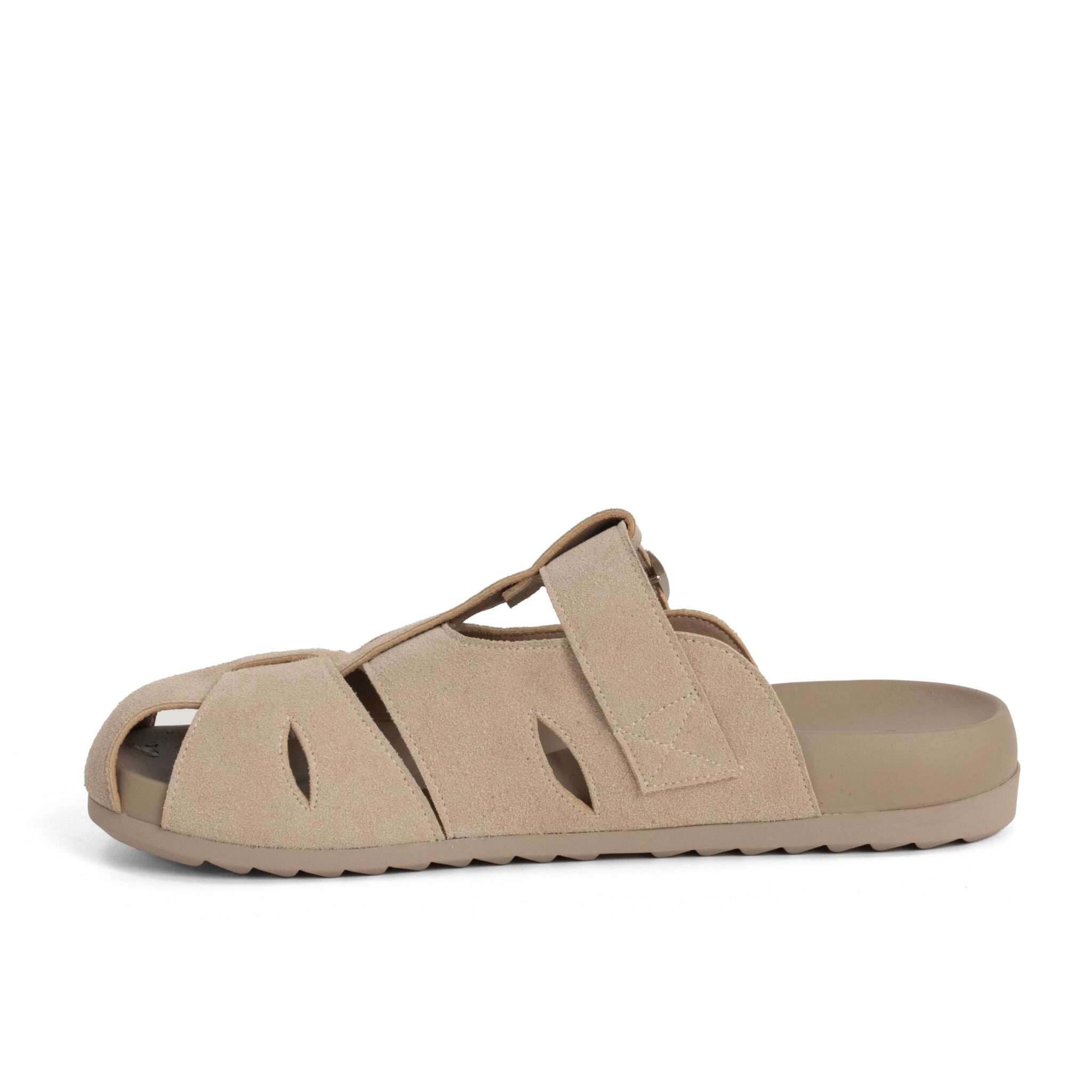 NEW Release Women sandals and slippers with grey cow suede