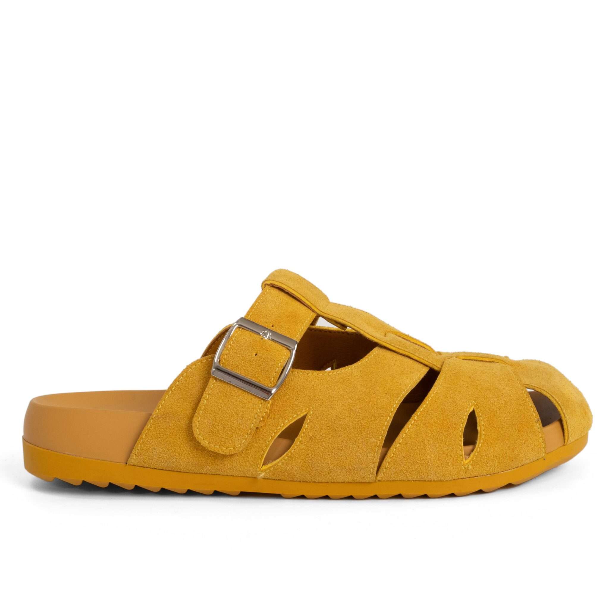 NEW Release Women sandals and slippers with Khaki cow suede