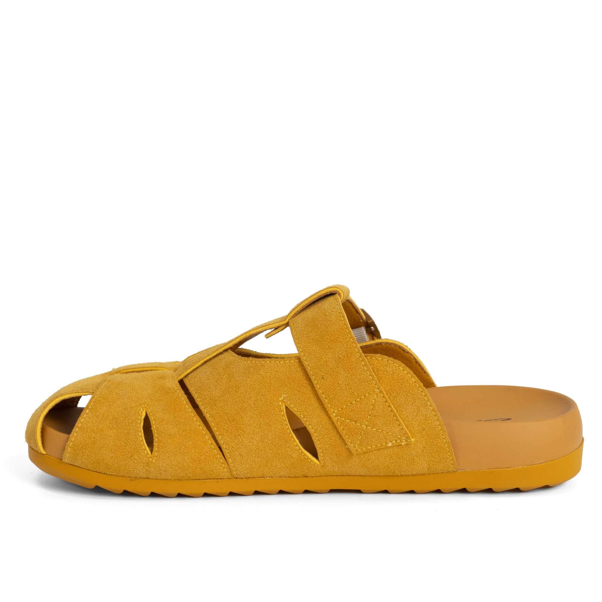 NEW Release Women sandals and slippers with Khaki cow suede