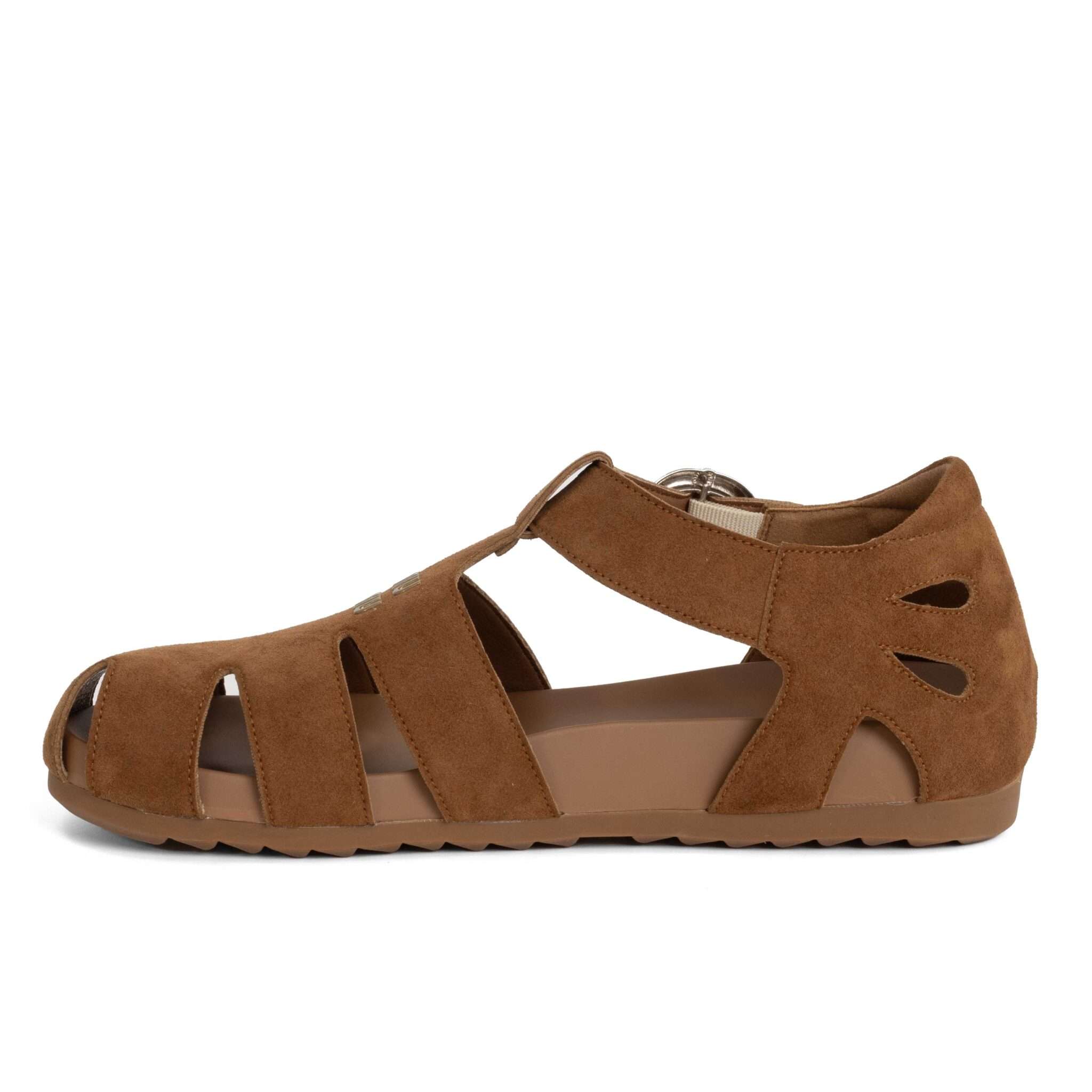 NEW Release Women sandals with brown cow suede