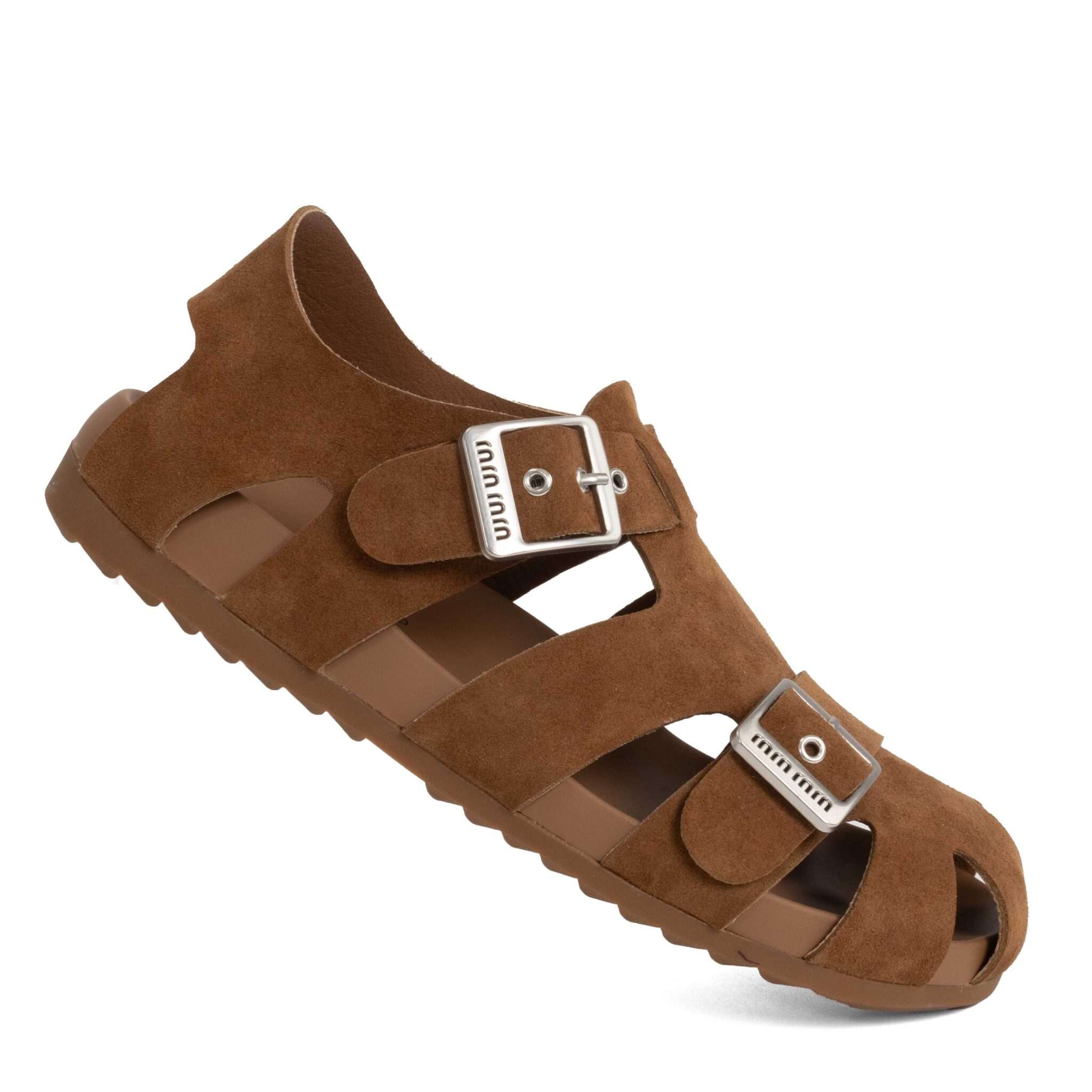 NEW Release Women sandals with brown cow suede