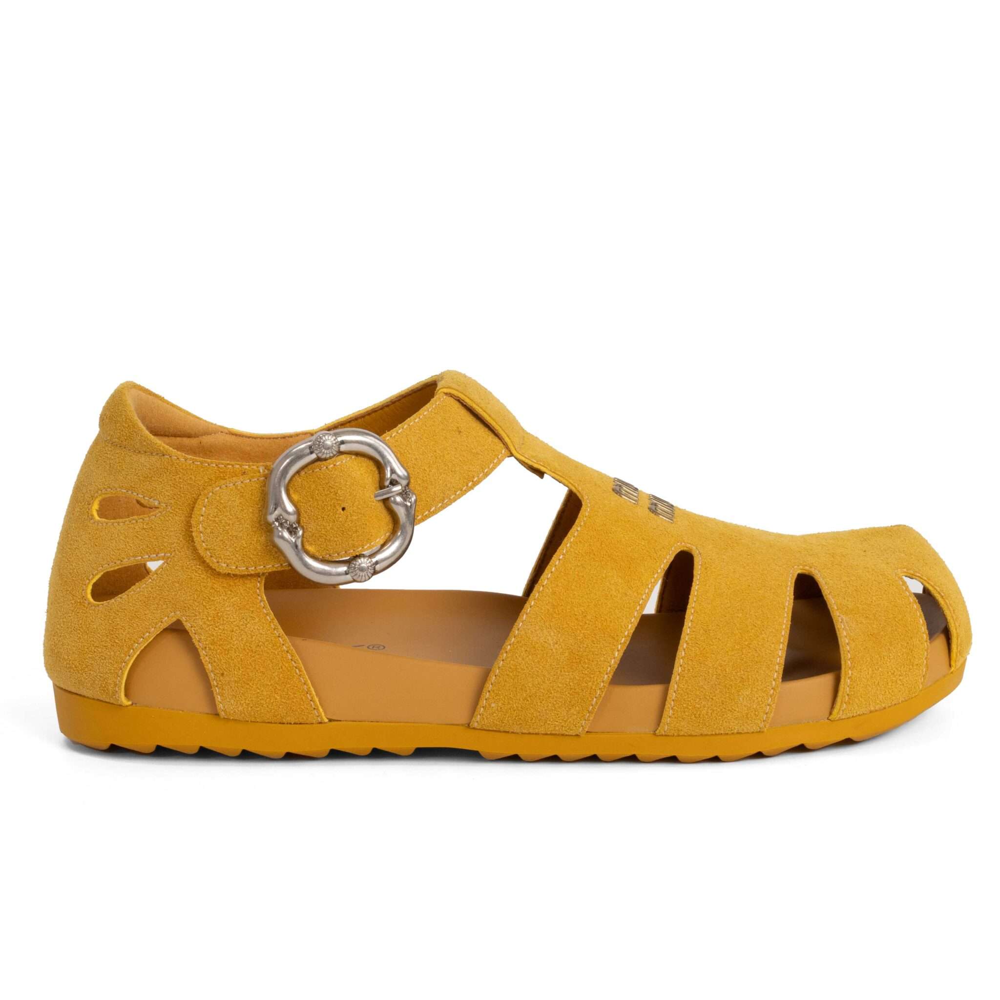 NEW Release Women sandals with Khaki cow suede