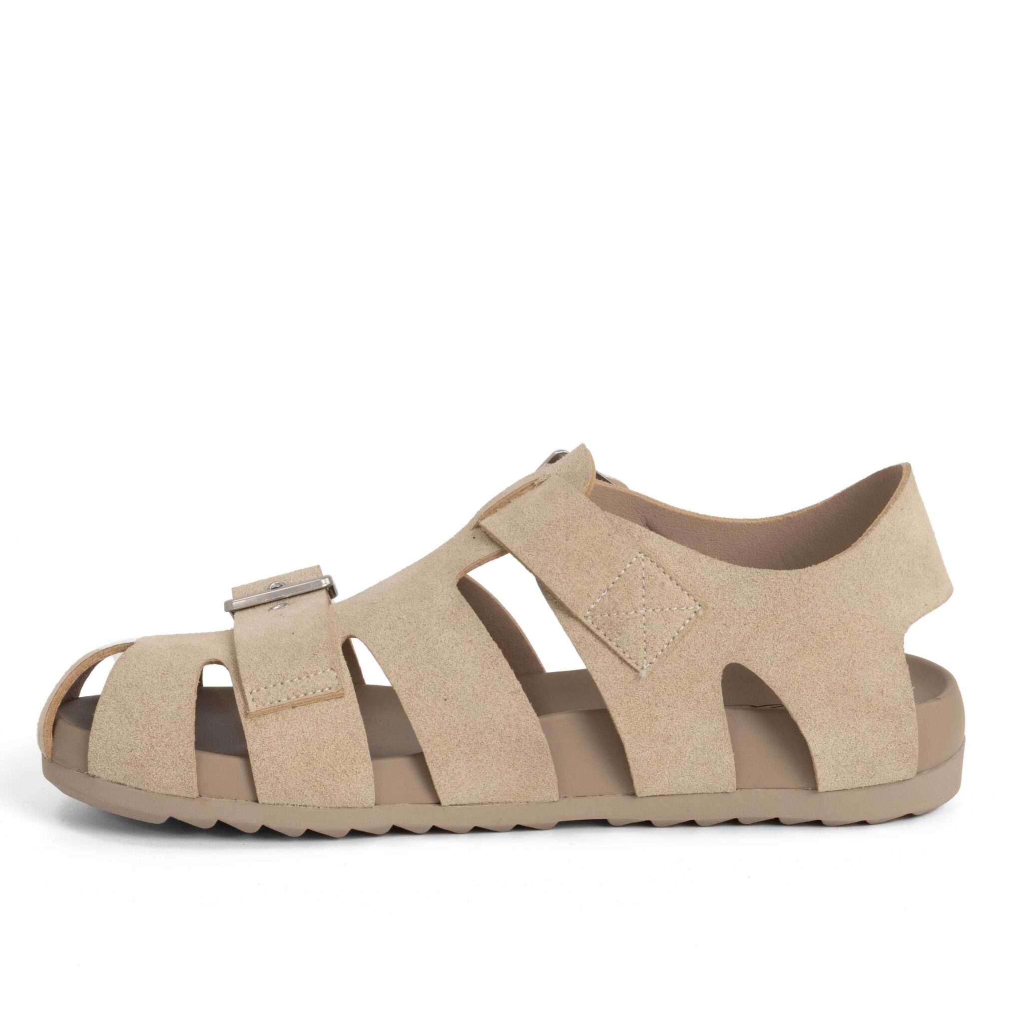 NEW Release Women sandals with Grey cow suede