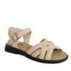 NEW Women sandals with Apricot microfiber leather