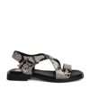 NEW Women sandals with Rock patent microfiber leather