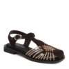 NEW Release Women sandals with Brown Kidskin and PU
