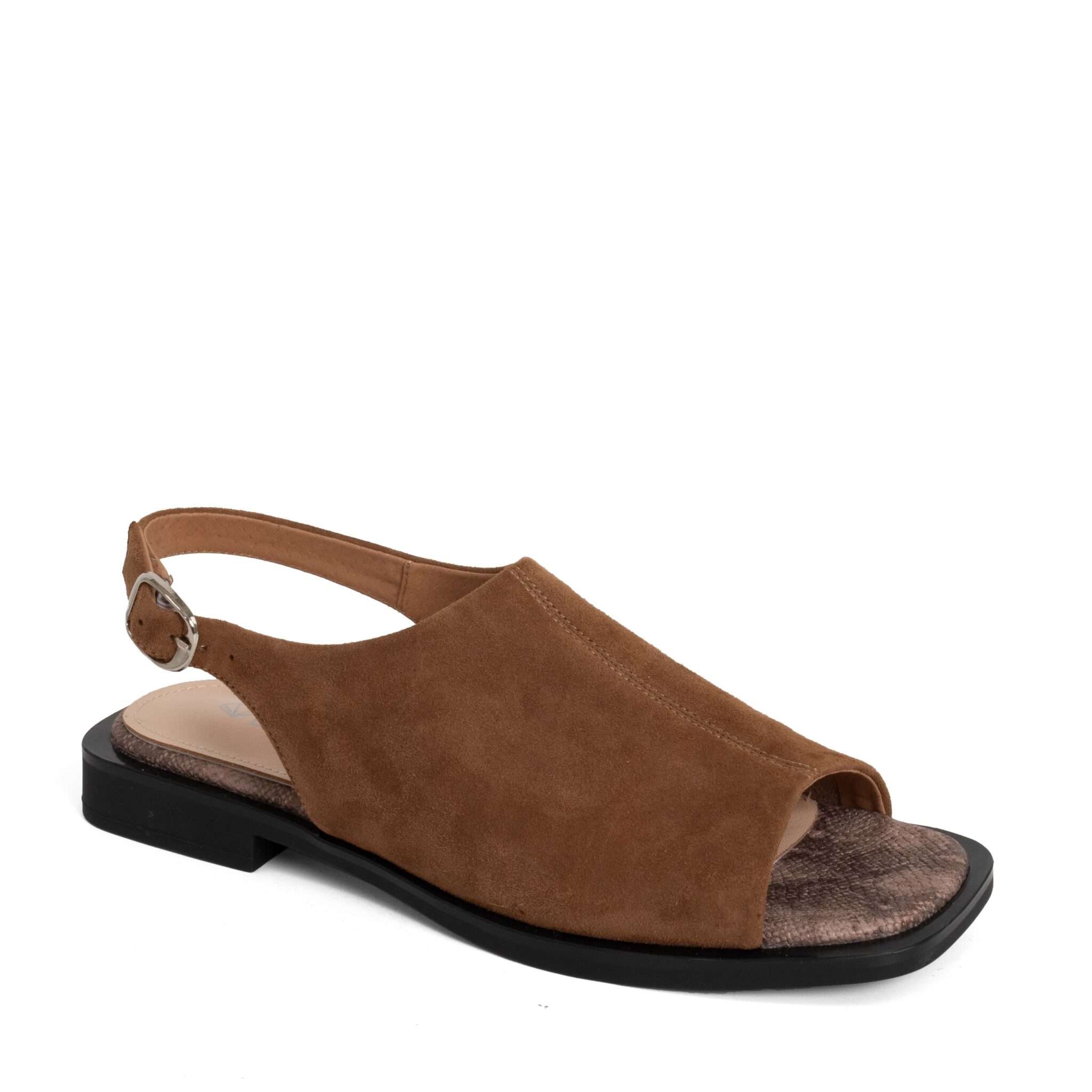 NEW Women sandals with brown kidskin