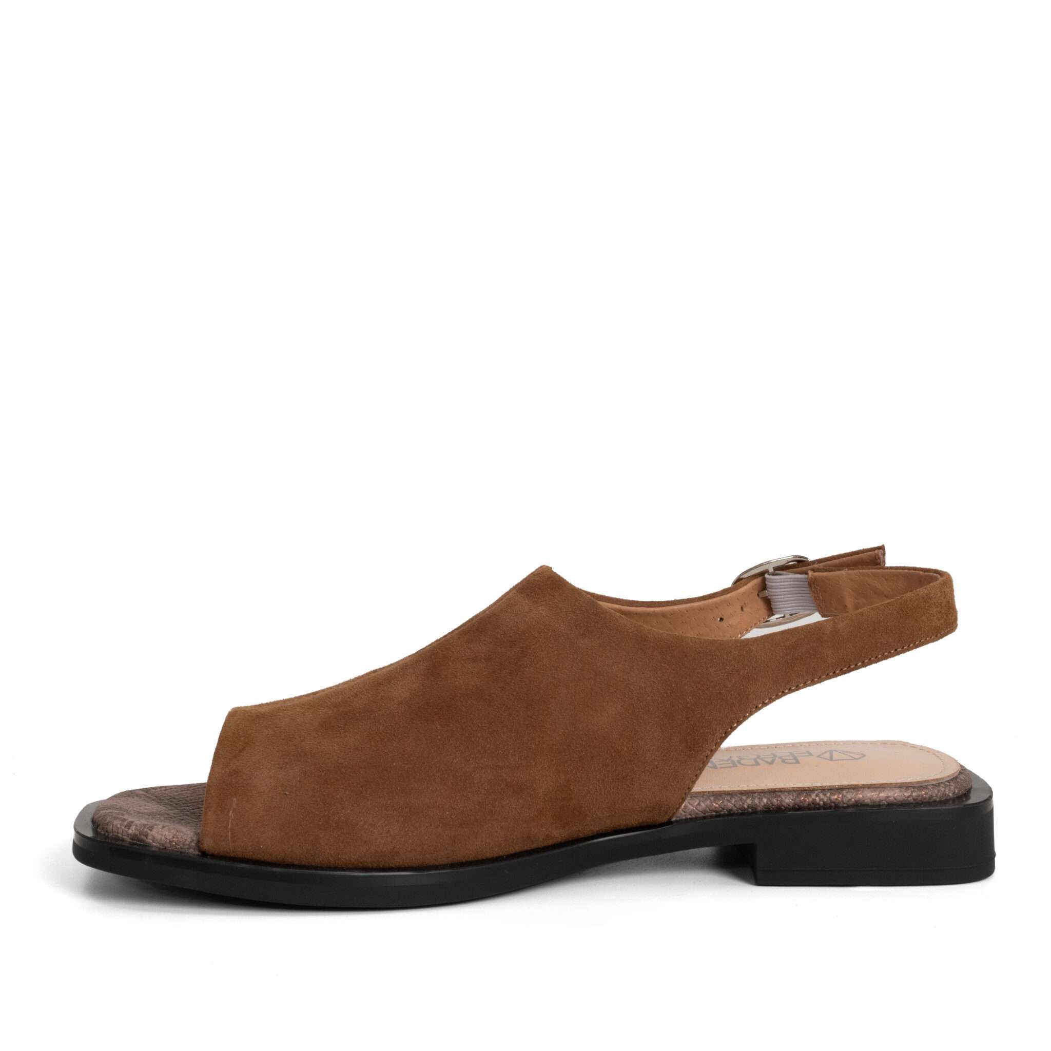 NEW Women sandals with brown kidskin