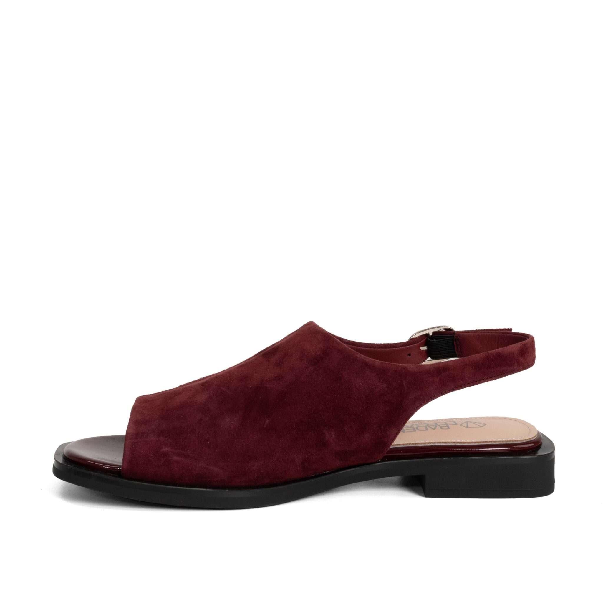 NEW Women sandals with burgundy kidskin