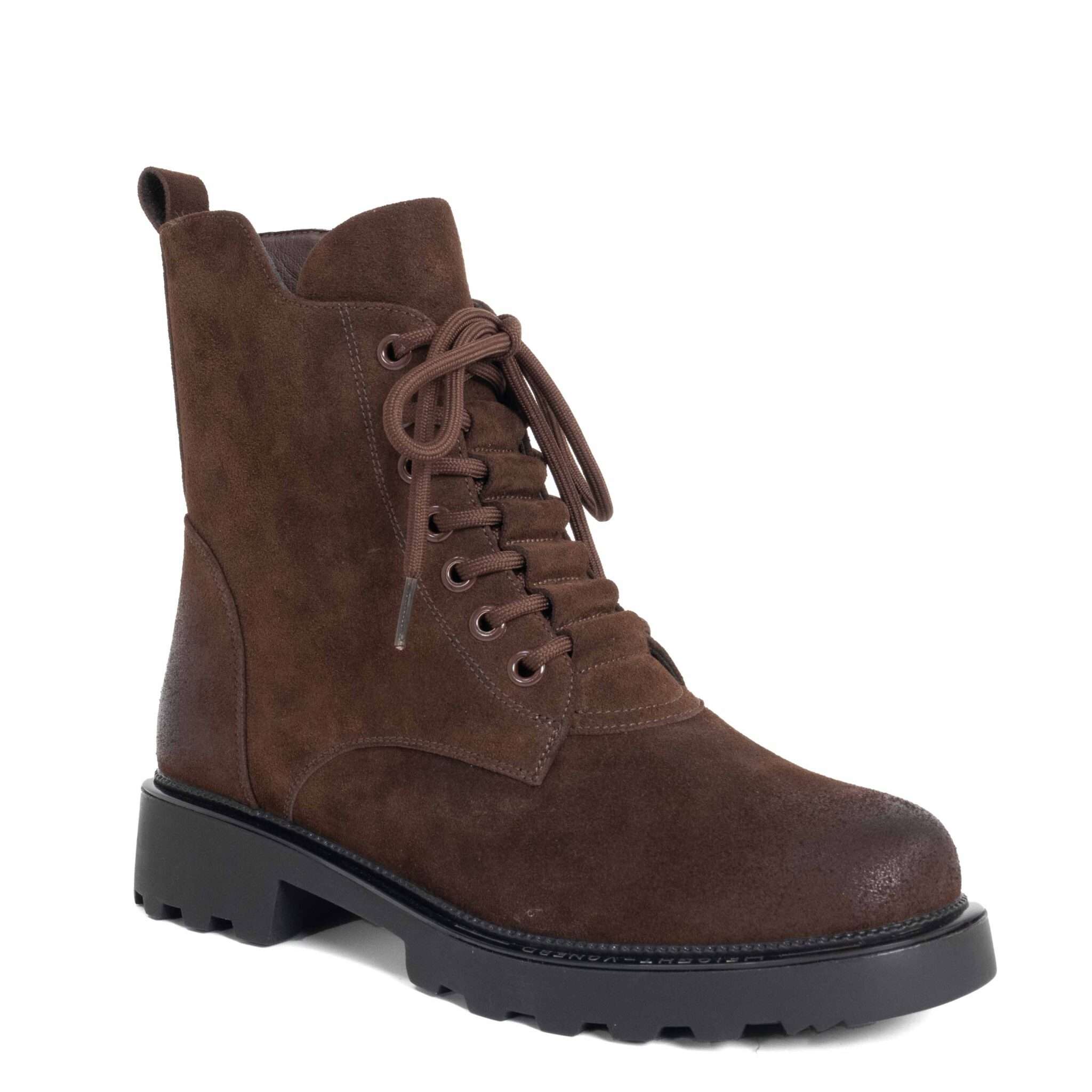 New release women work boots with cow suede