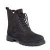 New release women work boots with cow suede
