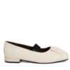 NEW Women pumps with Beige PU leather