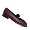 NEW Women pumps with burgundy PU leather