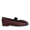 NEW Women pumps with burgundy PU leather