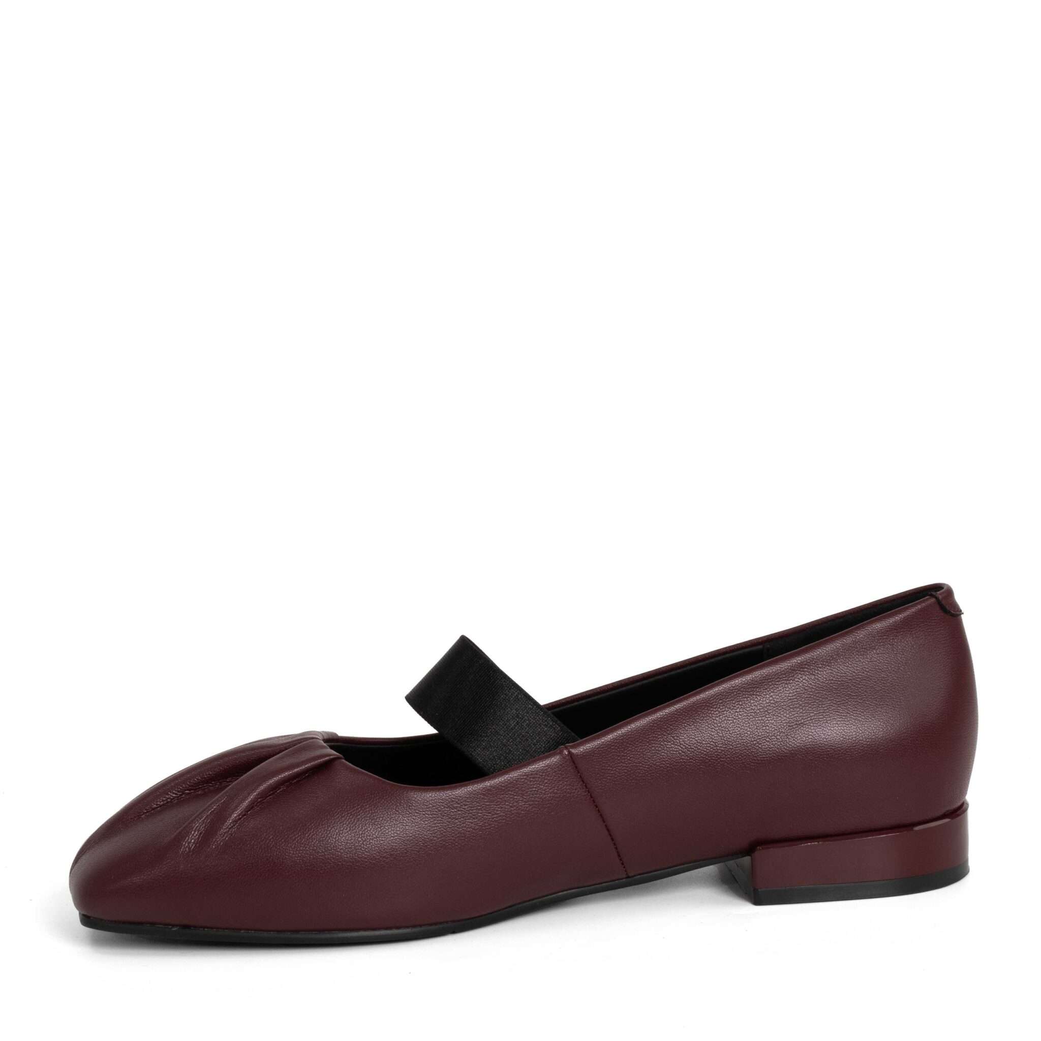 NEW Women pumps with burgundy PU leather