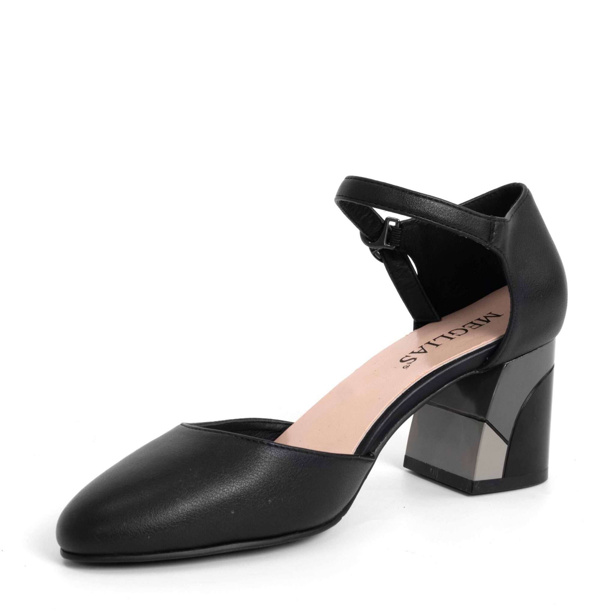 NEW Women pumps with Black microfiber leather