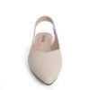 NEW Women sandals with Beige microfiber leather
