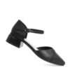 NEW Women pumps with Black microfiber leather