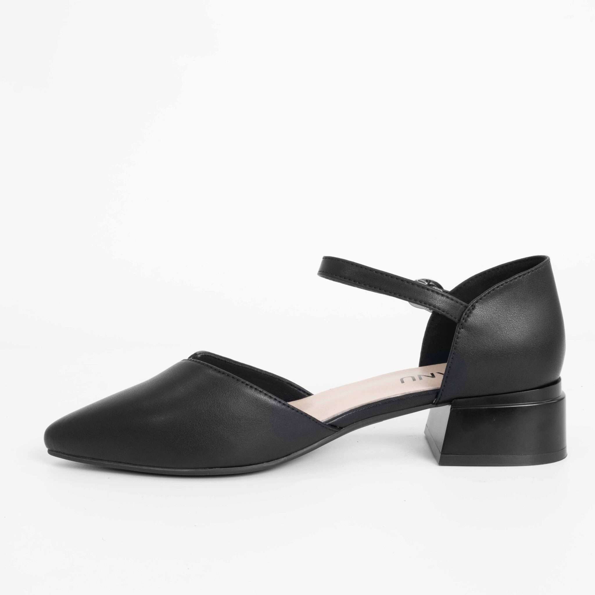 NEW Women pumps with Black microfiber leather