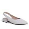 NEW Women pumps with White microfiber leather