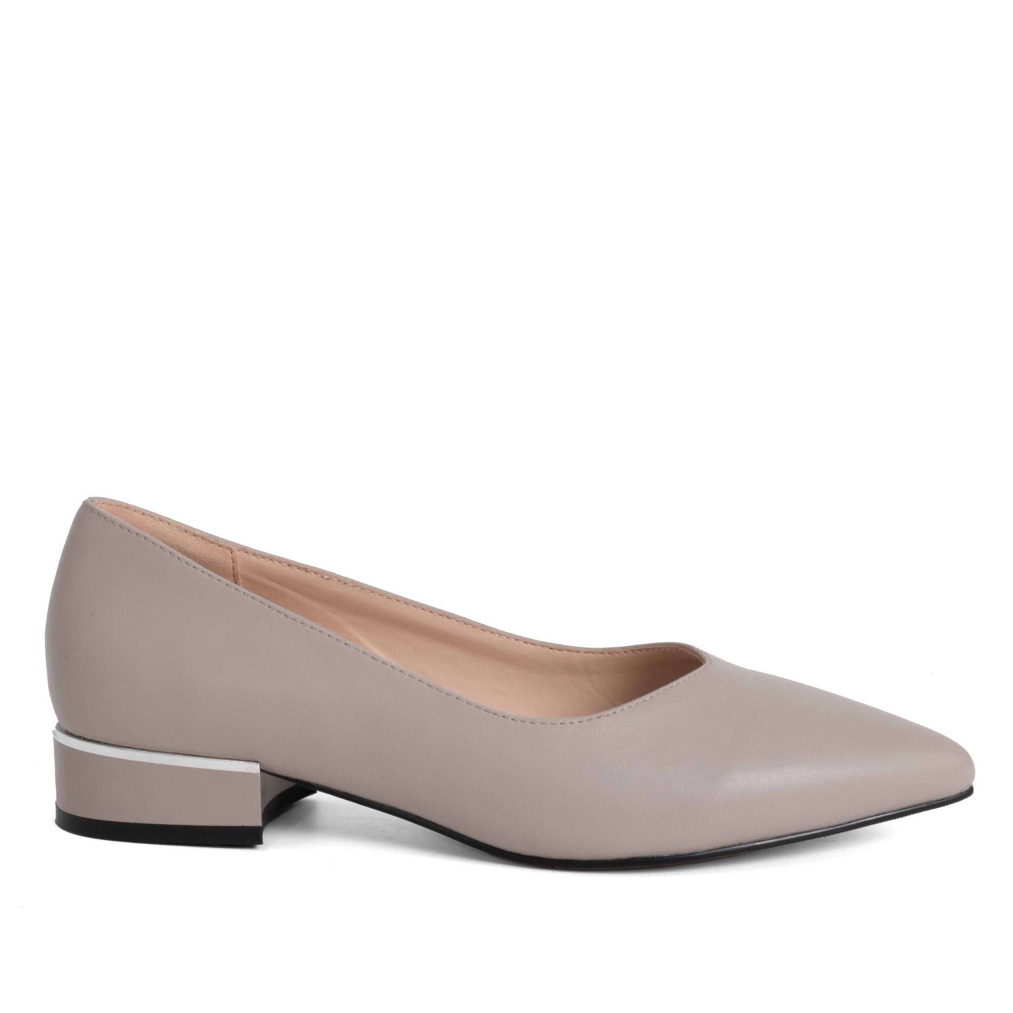 NEW Women pumps with Apricot microfiber leather