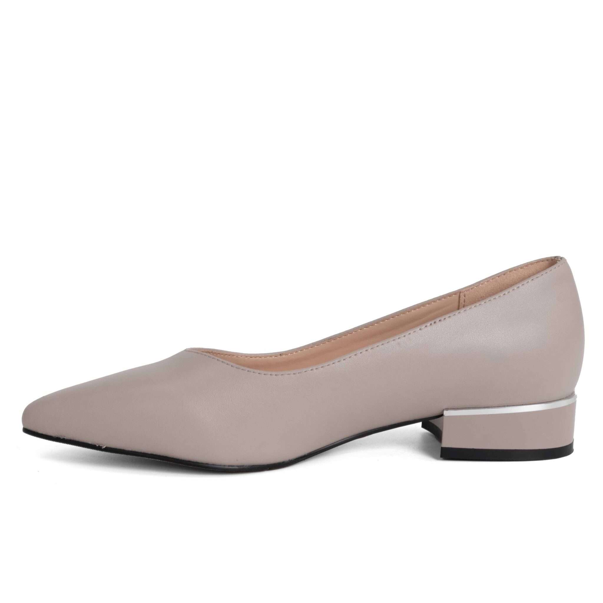 NEW Women pumps with Apricot microfiber leather
