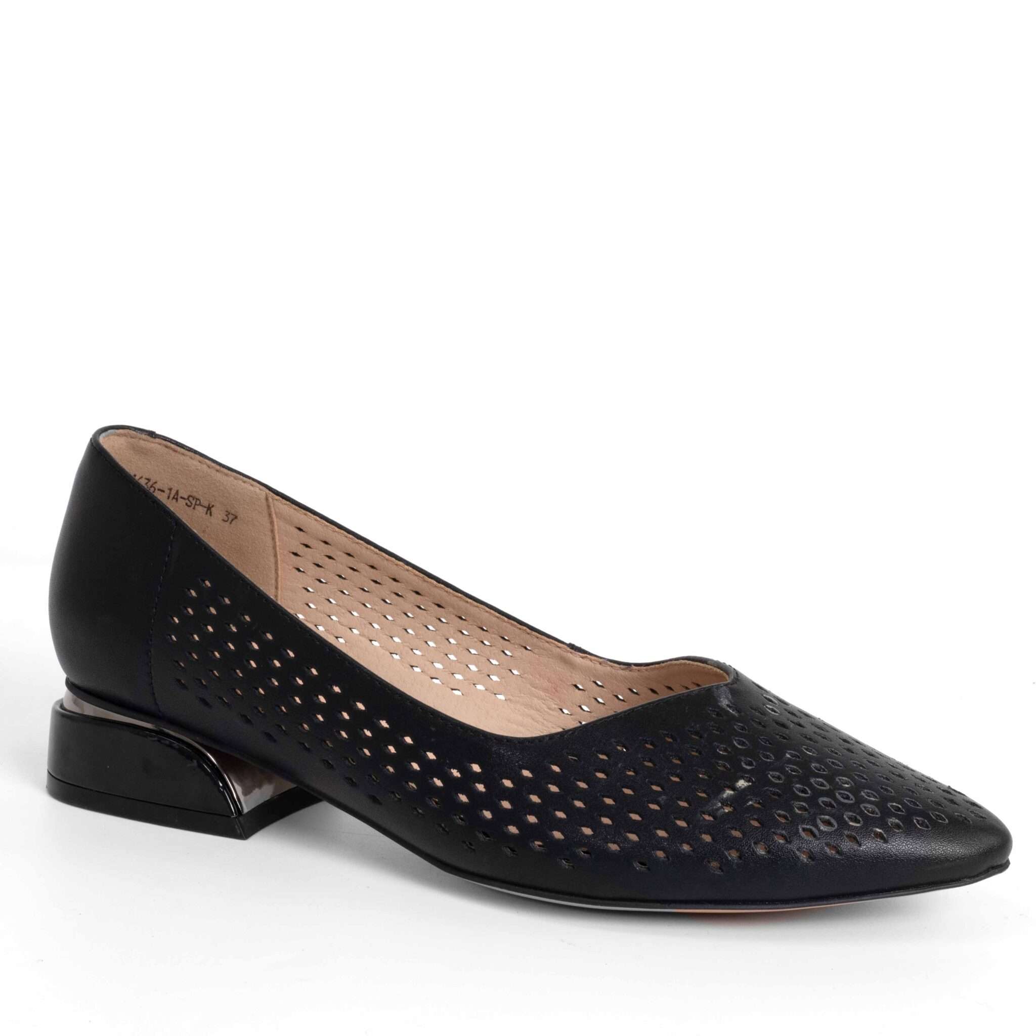 NEW Women pumps with Black microfiber leather