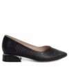 NEW Women pumps with Black microfiber leather