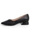 NEW Women pumps with Black microfiber leather