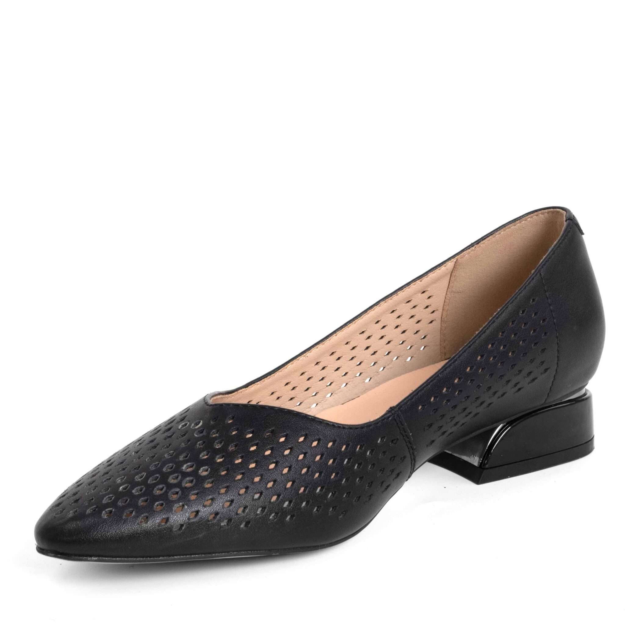 NEW Women pumps with Black microfiber leather