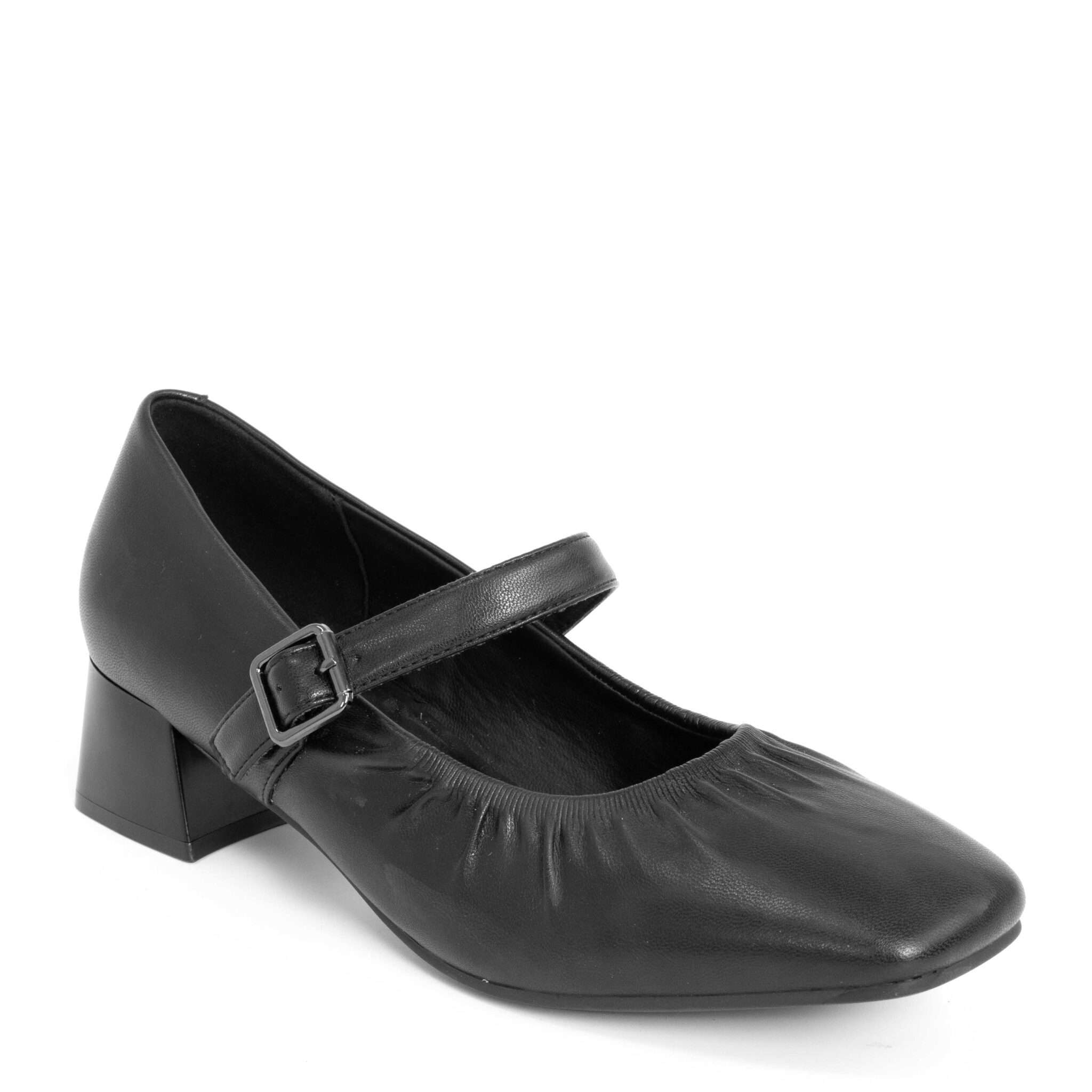 NEW Women pumps with Sheepskin laminated on microfiber base