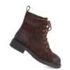 New release women work boots with brown cow suede