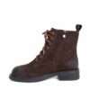 New release women work boots with brown cow suede