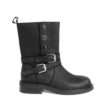 NEW Women work boots with Black Microfiber leather